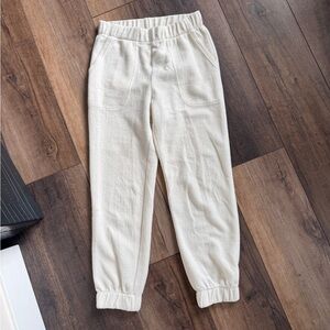 Electric & rose fleece joggers